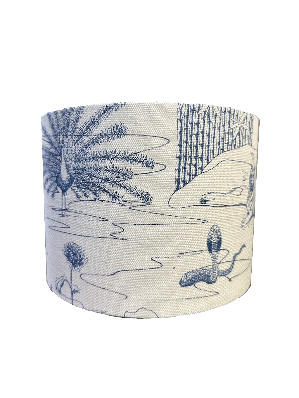 Asia Lampshade Blue/White