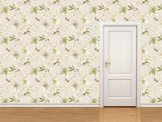 Boabab Lily and Moth Stripe