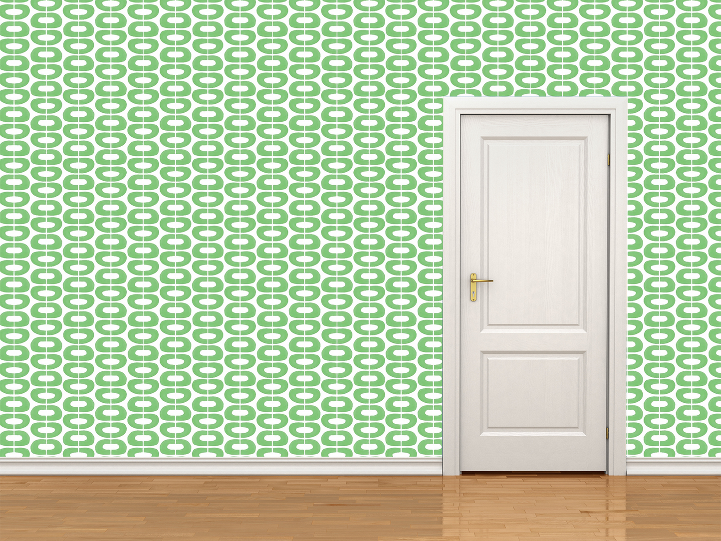 Continental Botanica Australia Geometric Stripe Green