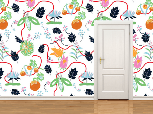 Continental Botanica Australia Geometric Stripe Turquoise