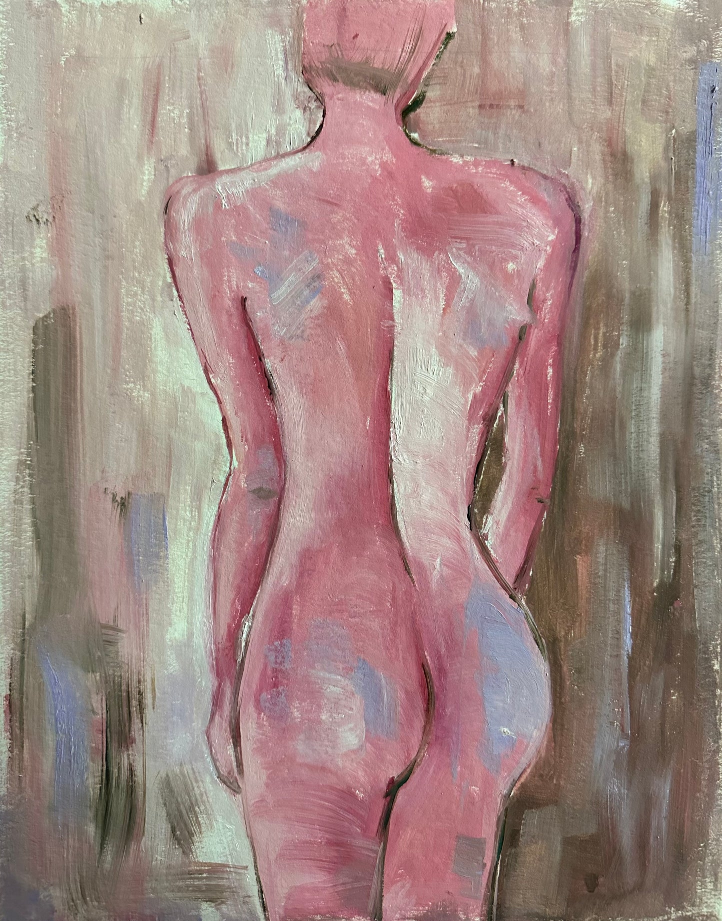 Nude study in Pink #1