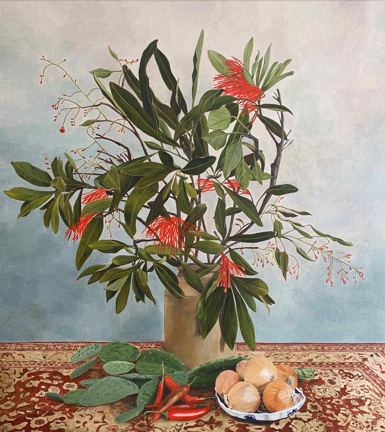 Aries – Botanical Zodiac Original Painting