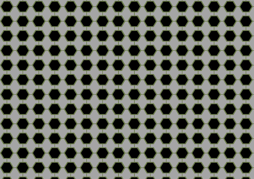 Magnolia Geometric Black and Grey