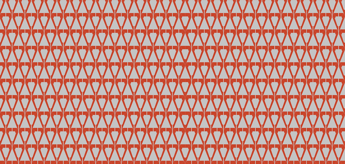 Fire Cushion Geometric