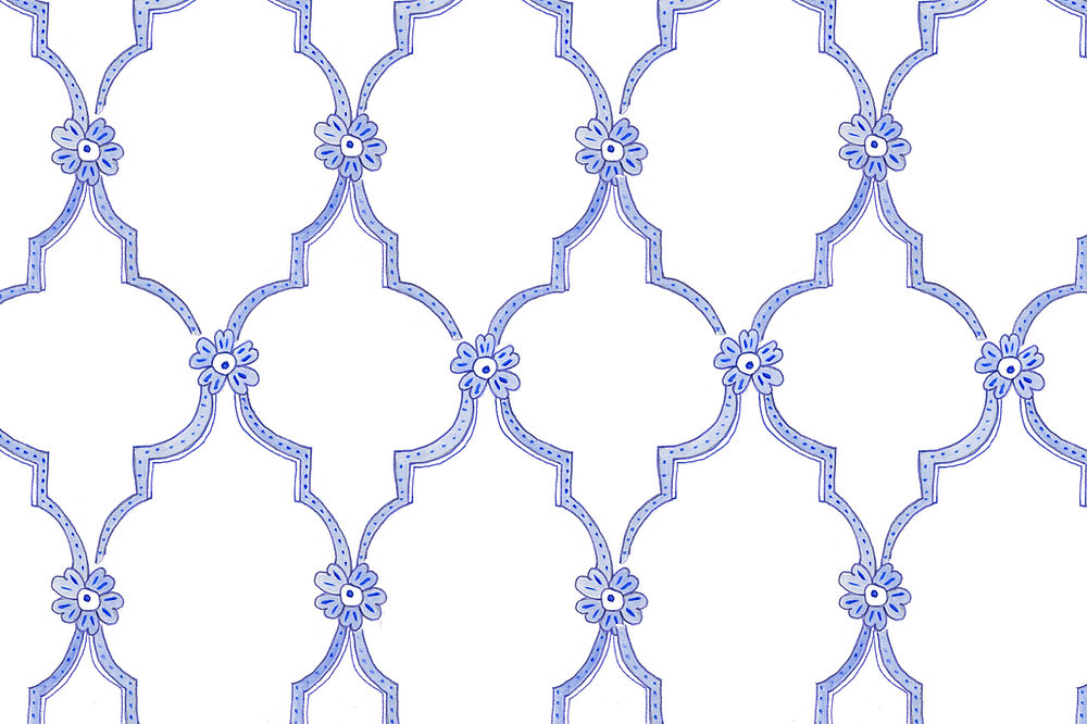 Blue Mini Lattice