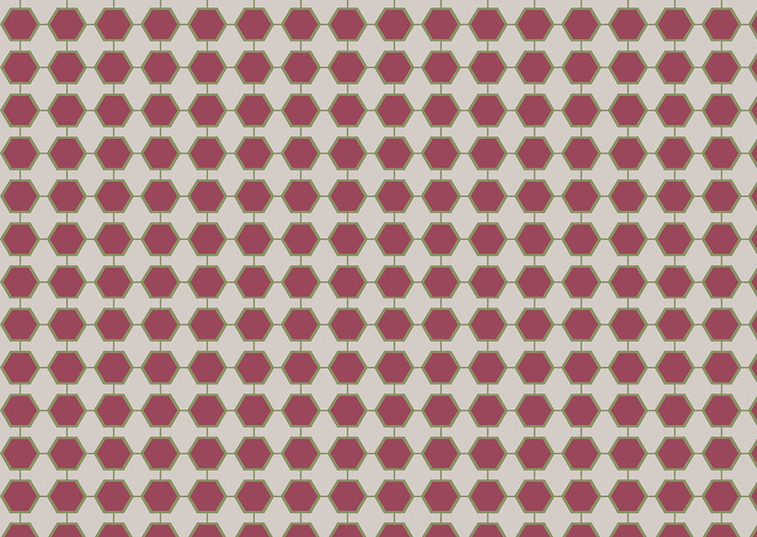 Waratah Geometric Beige and Pink