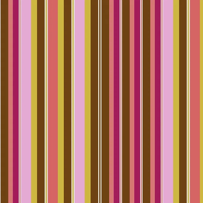 Camellia Stripe Brown