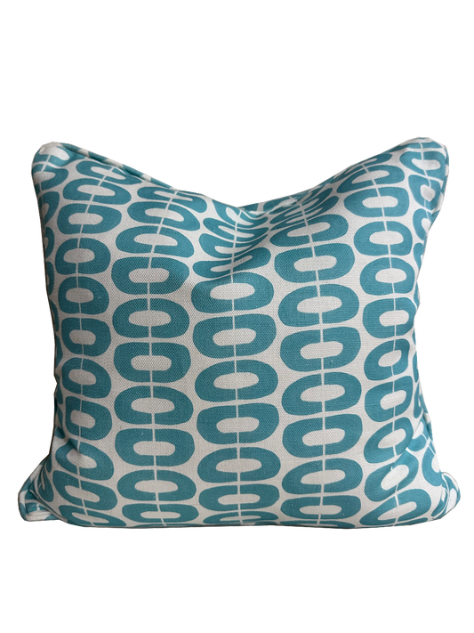 Australia Cushion Geometric Turquoise