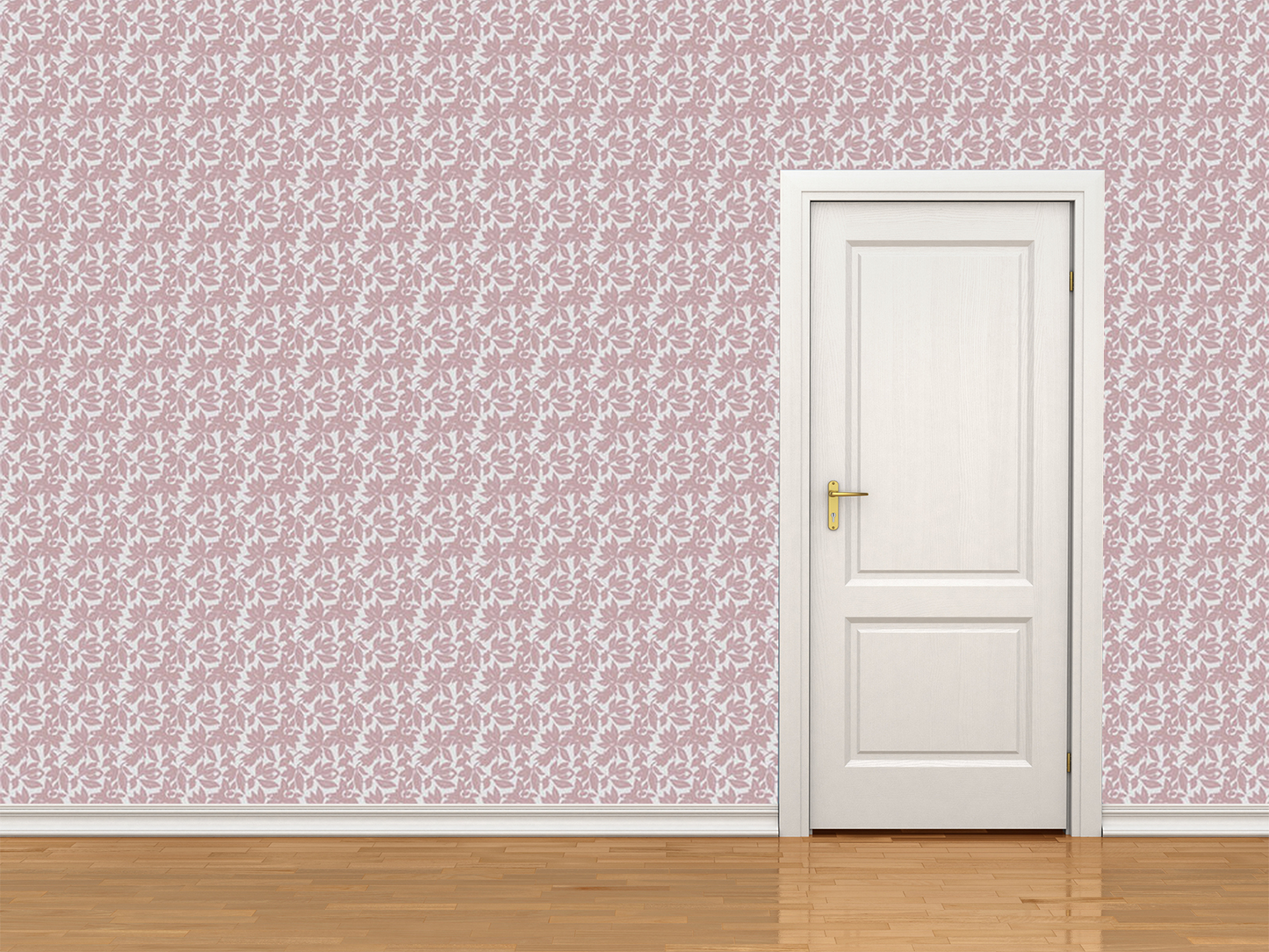 Magnolia Wallpaper Pink Geometric