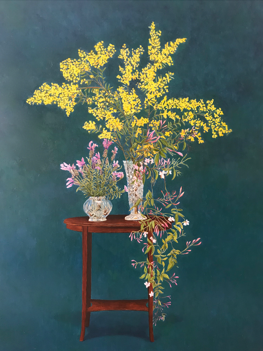 Gemini – Botanical Zodiac Original Painting